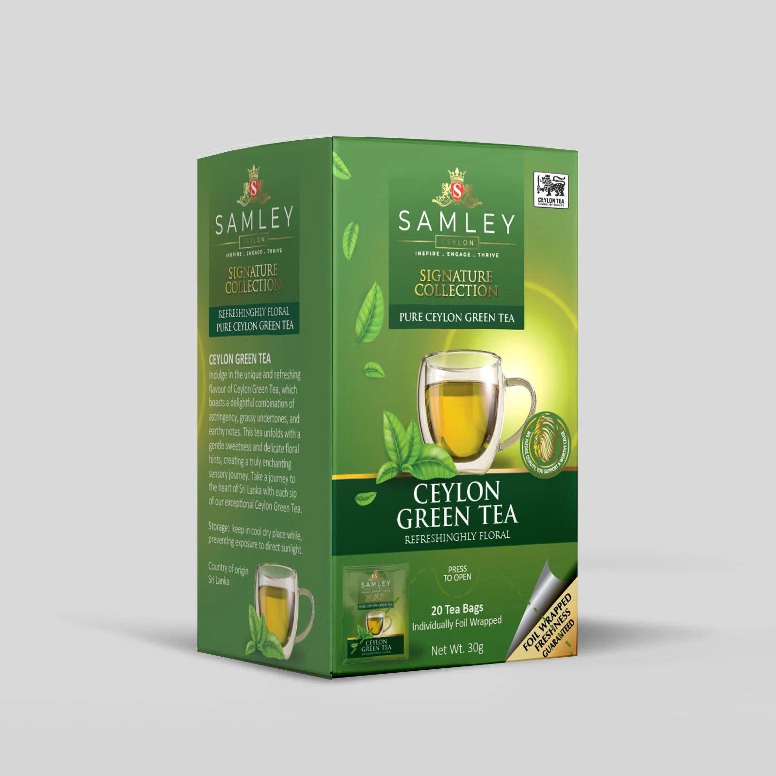 Green Tea 20 TB Double Chamber (40g)